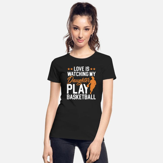 Daughter Basketball Sport Basketball Dad Mom