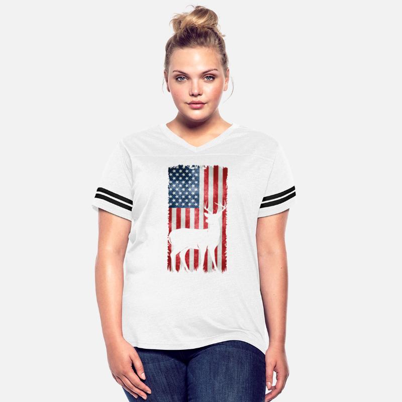 Deer Hunting American Flag T-Shirts