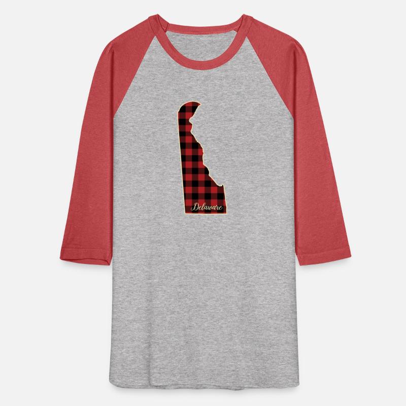 Delaware Buffalo Plaid Silhouette Home State Pride