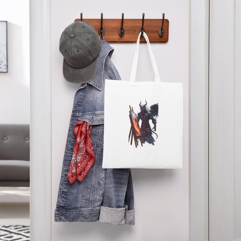 Demon Artist Painting Under Cherry Blossoms