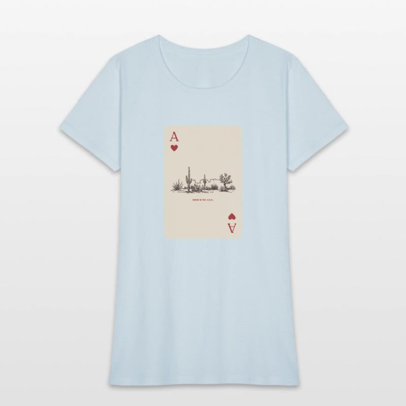 Desert Playing Card Vintage Western Landscape