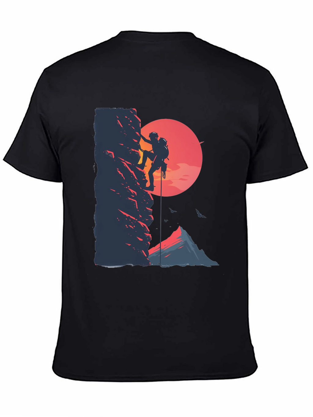 Rock Climbing Graphic Tee - Adventure Shirt