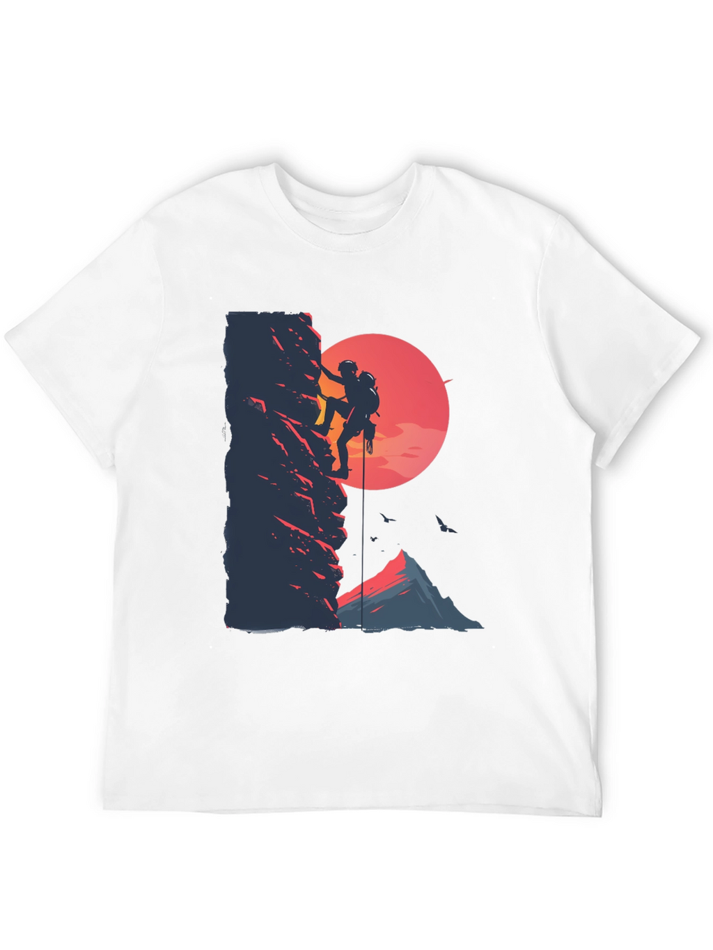 Rock Climbing Graphic Tee - Adventure Shirt