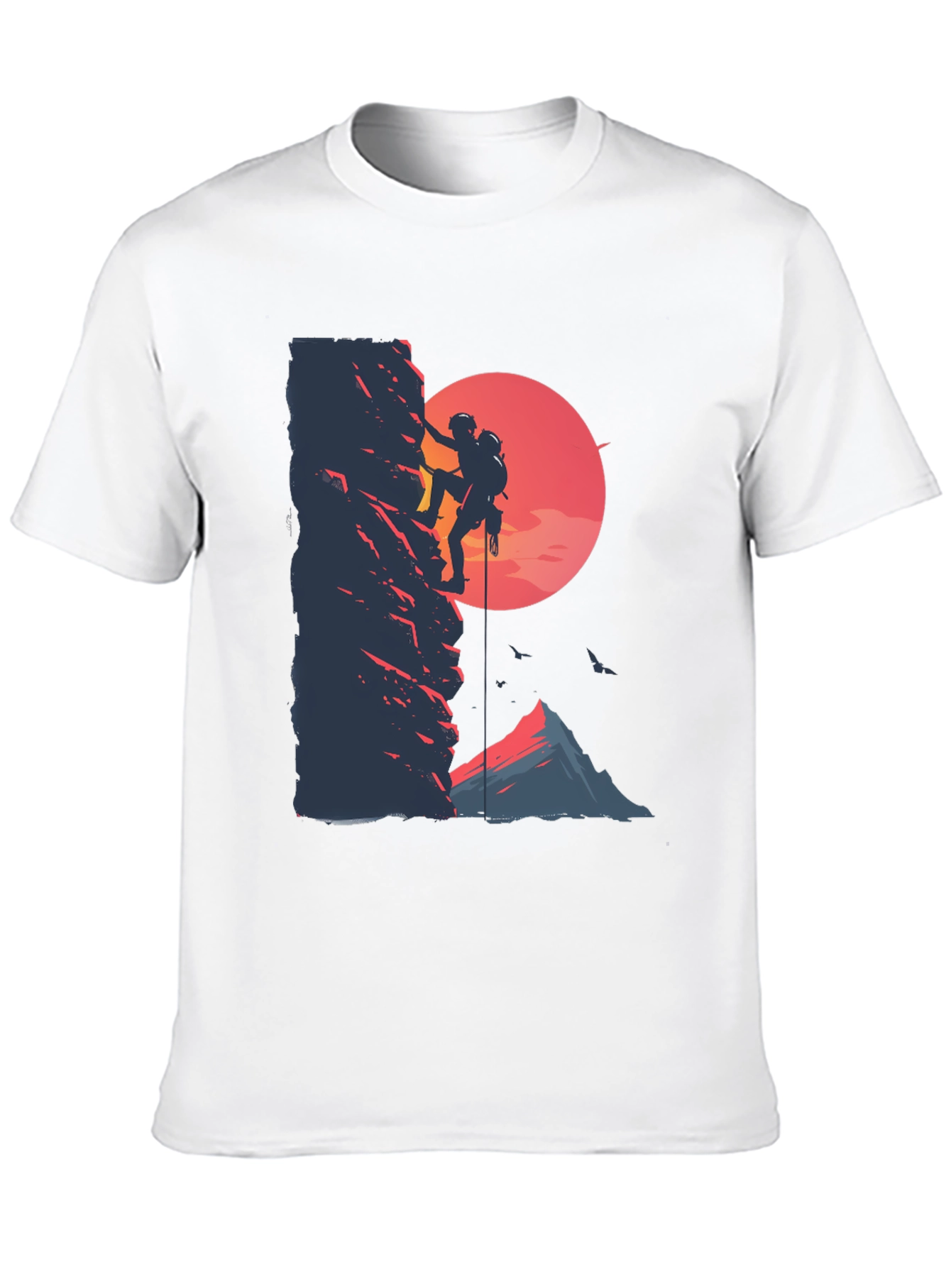Rock Climbing Graphic Tee - Adventure Shirt