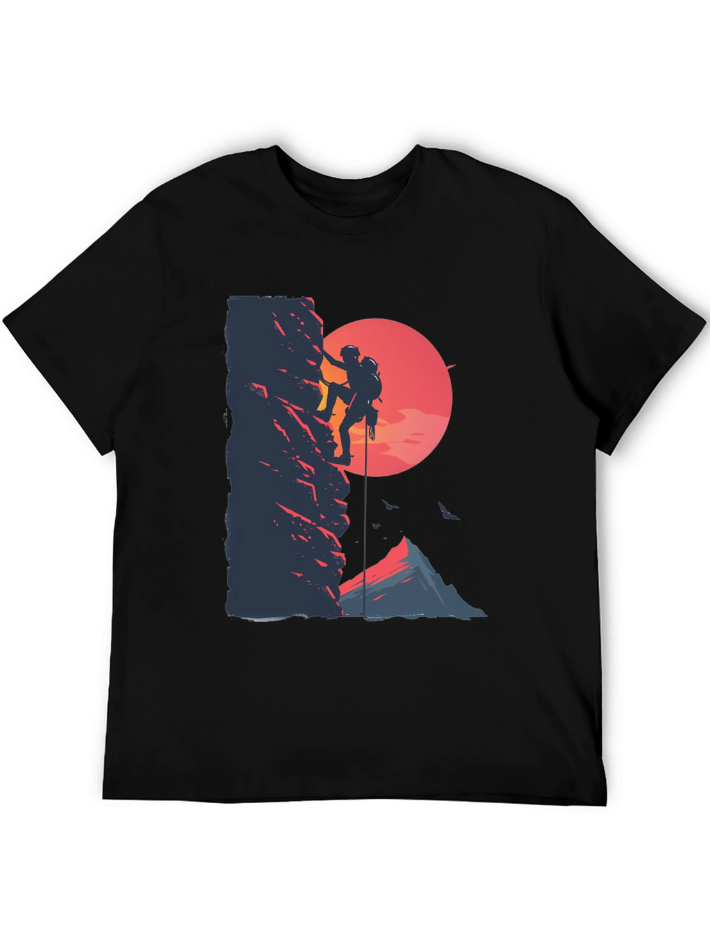 Rock Climbing Graphic Tee - Adventure Shirt