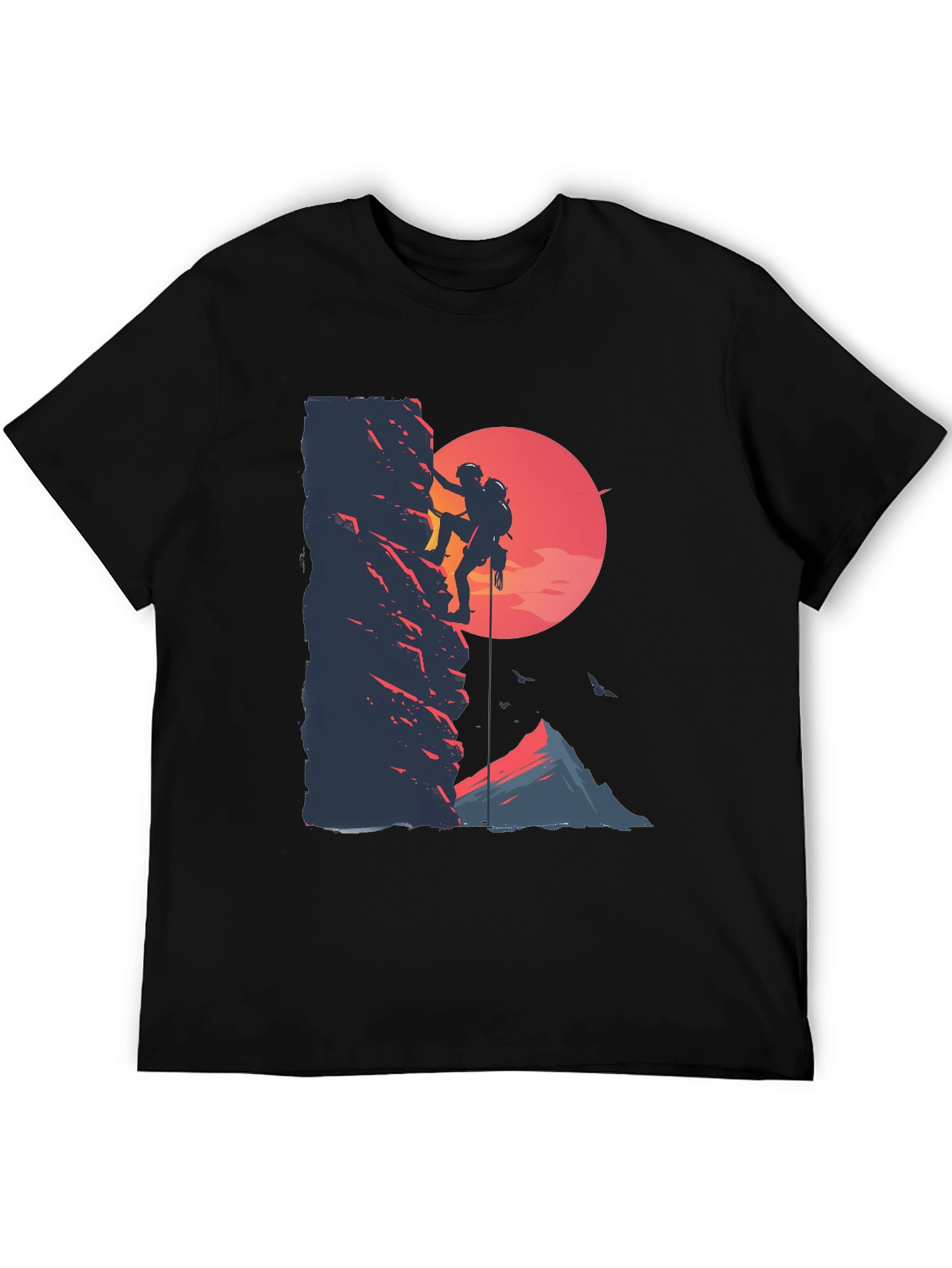 Rock Climbing Graphic Tee - Adventure Shirt