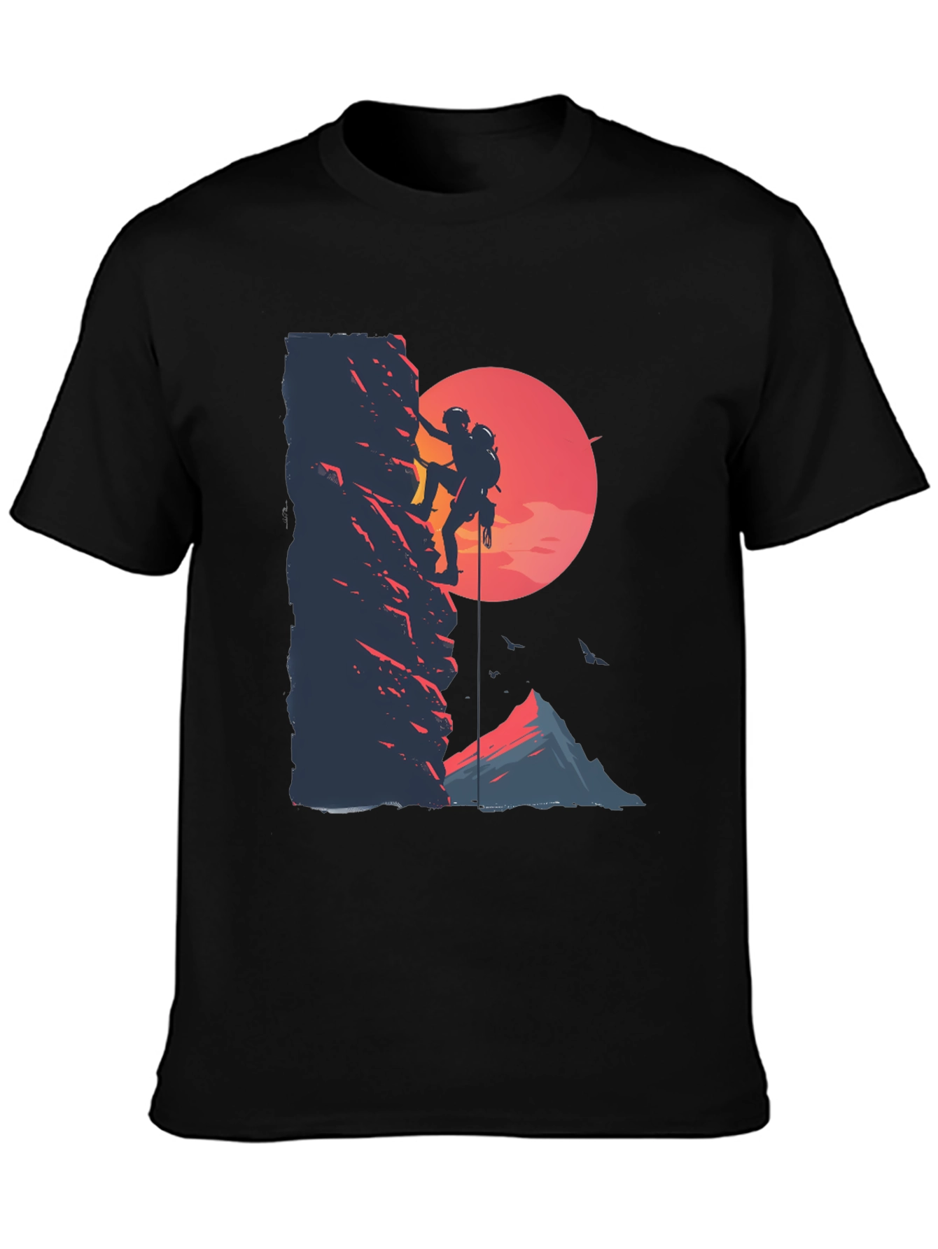 Rock Climbing Graphic Tee - Adventure Shirt