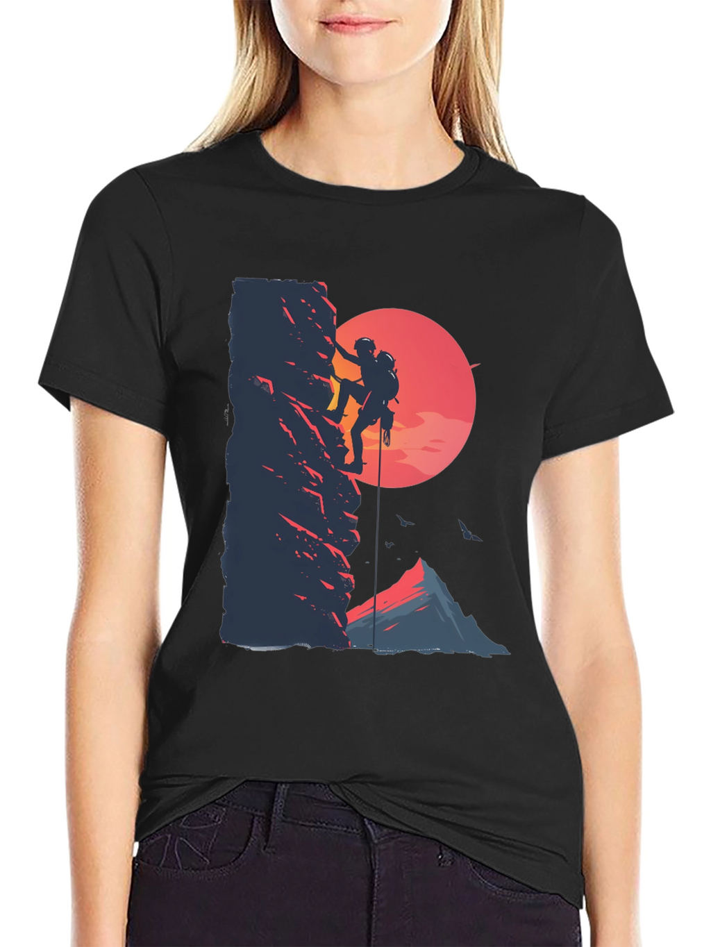 Rock Climbing Graphic Tee - Adventure Shirt
