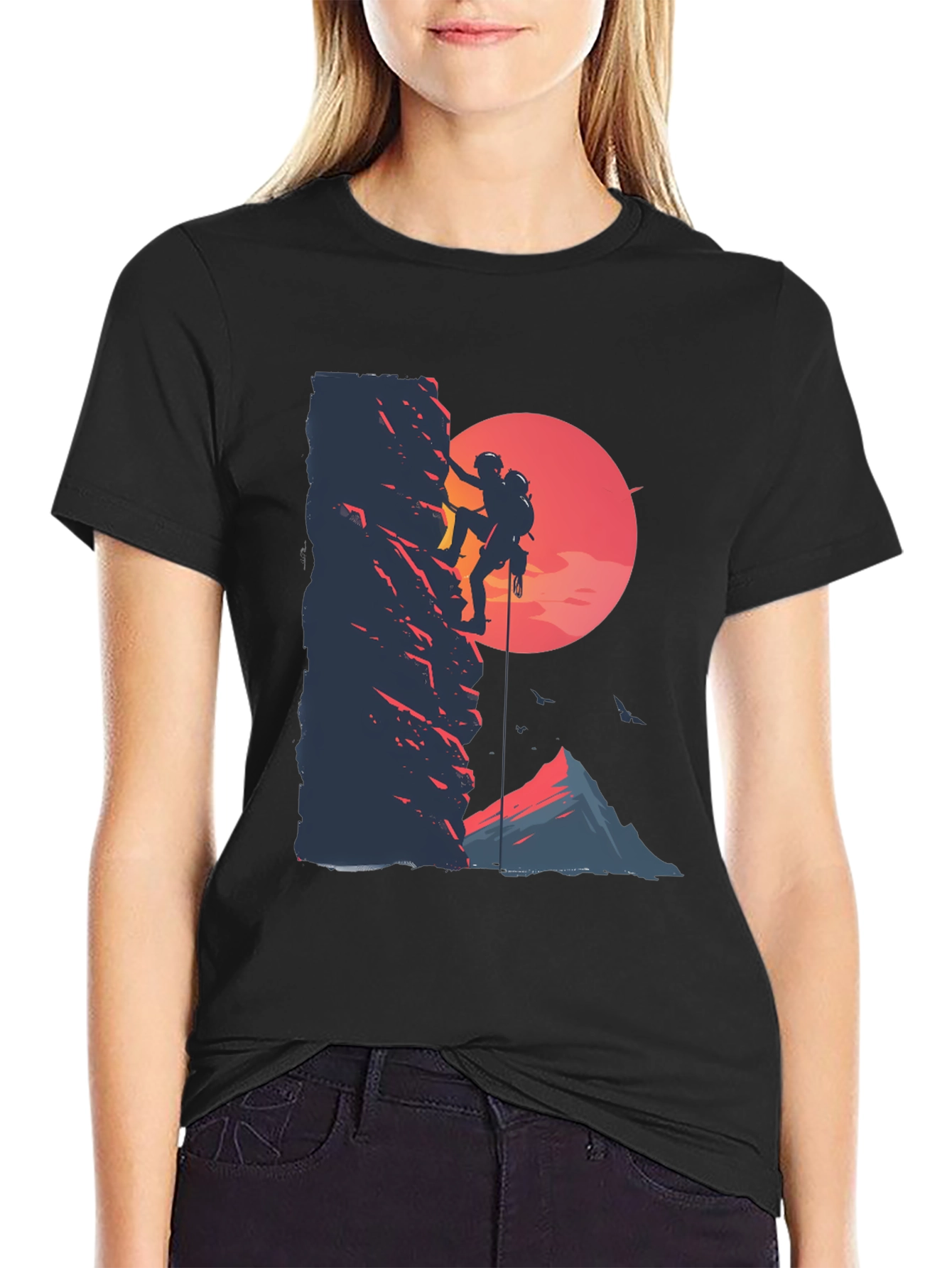 Rock Climbing Graphic Tee - Adventure Shirt