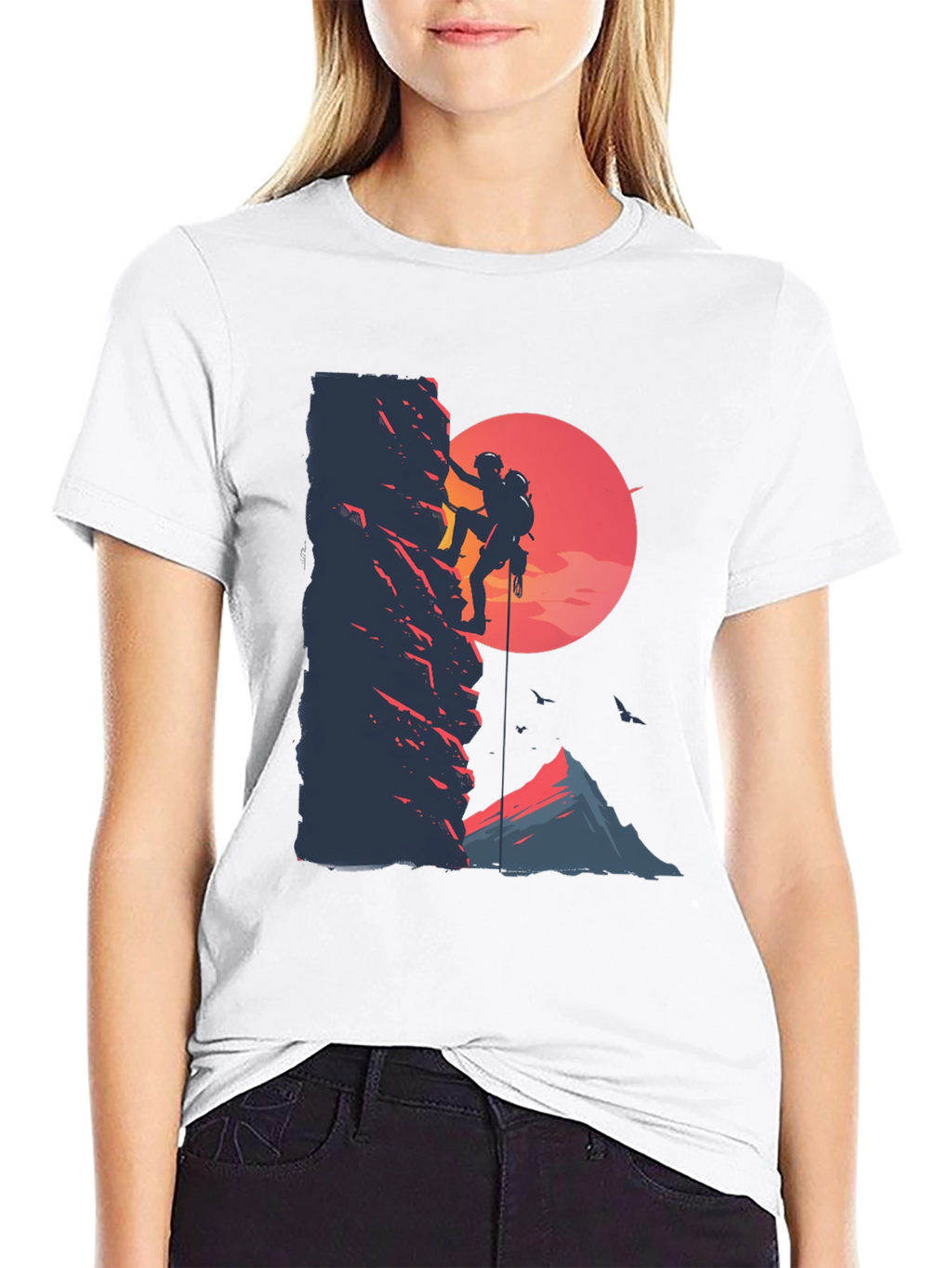 Rock Climbing Graphic Tee - Adventure Shirt