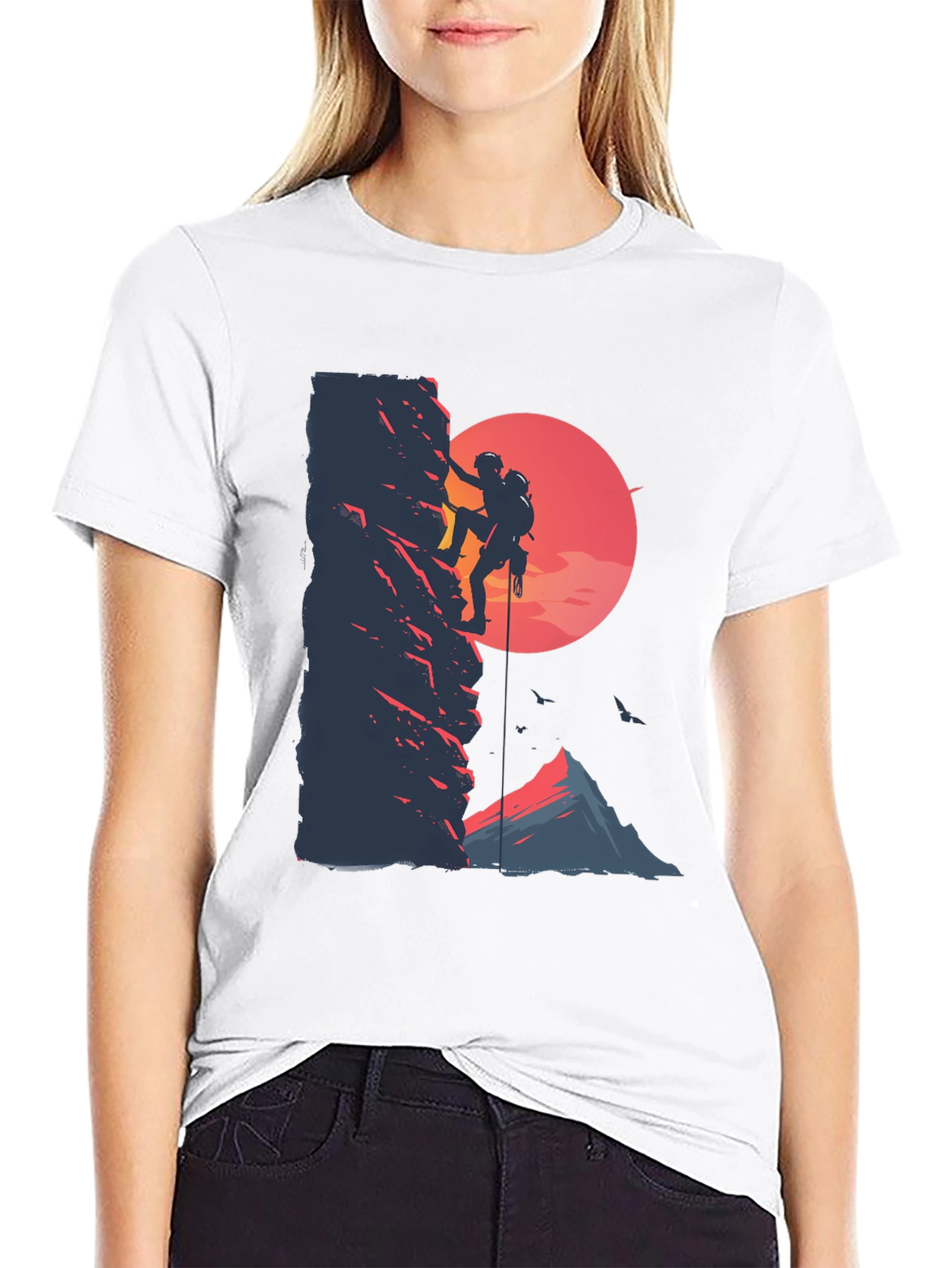 Rock Climbing Graphic Tee - Adventure Shirt