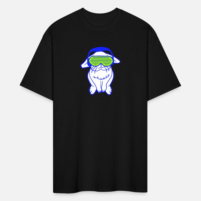 DJ Easter Bunny Rabbit Cool Headphone Music Party