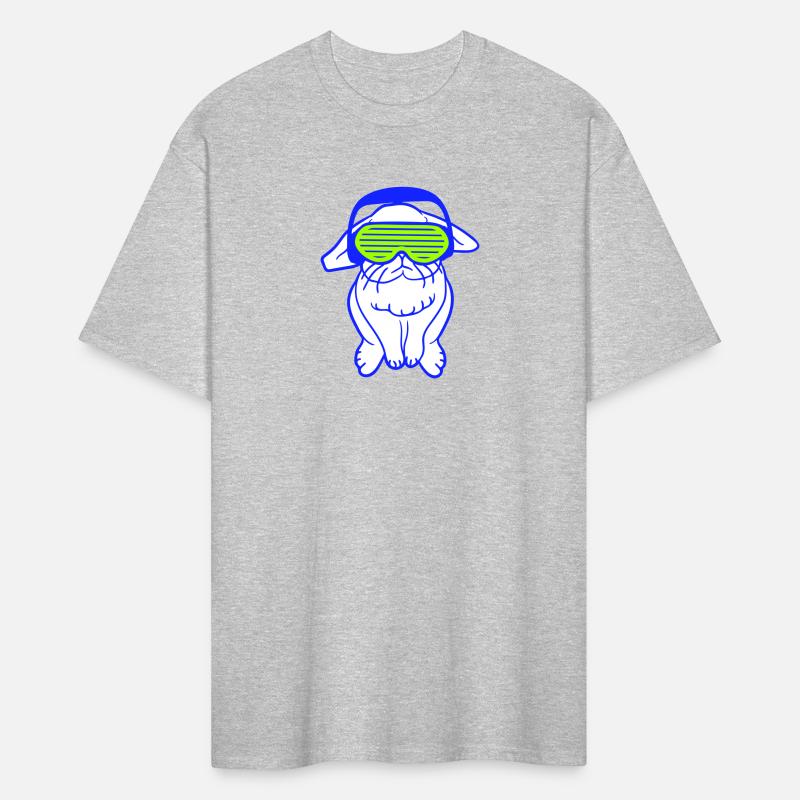 DJ Easter Bunny Rabbit Cool Headphone Music Party