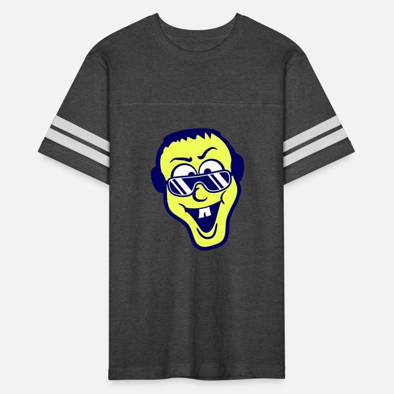 DJ Party Cool Guy Head Cheeky Happy Laughing Face