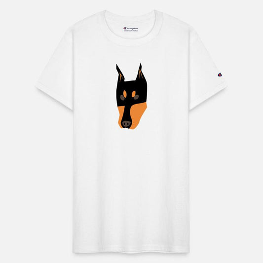 Doberman dog face