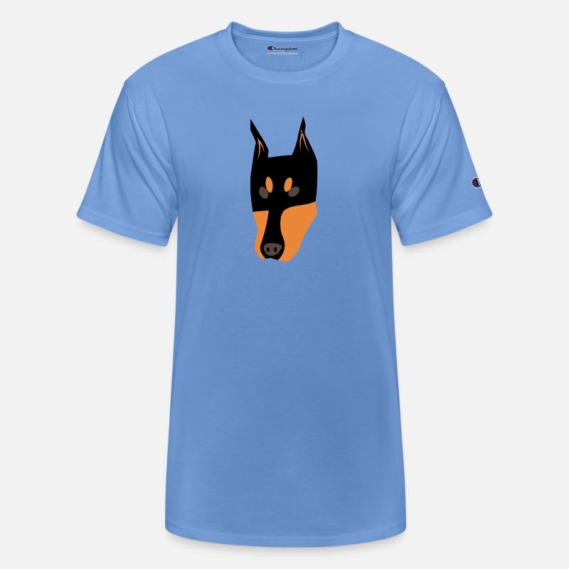 Doberman dog face