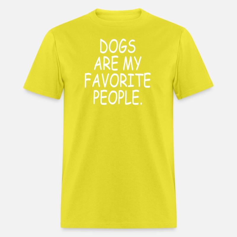 Dogs Are My Favorite People Funny Gift Tee Shirt