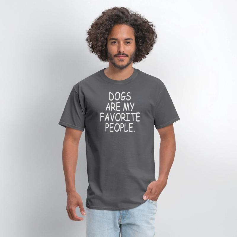 Dogs Are My Favorite People Funny Gift Tee Shirt