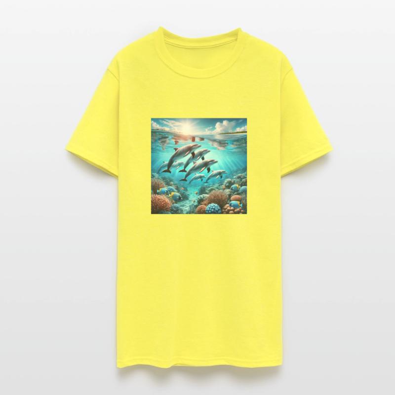 Dolphin Family Voyage Underwater Coral Reef Sere