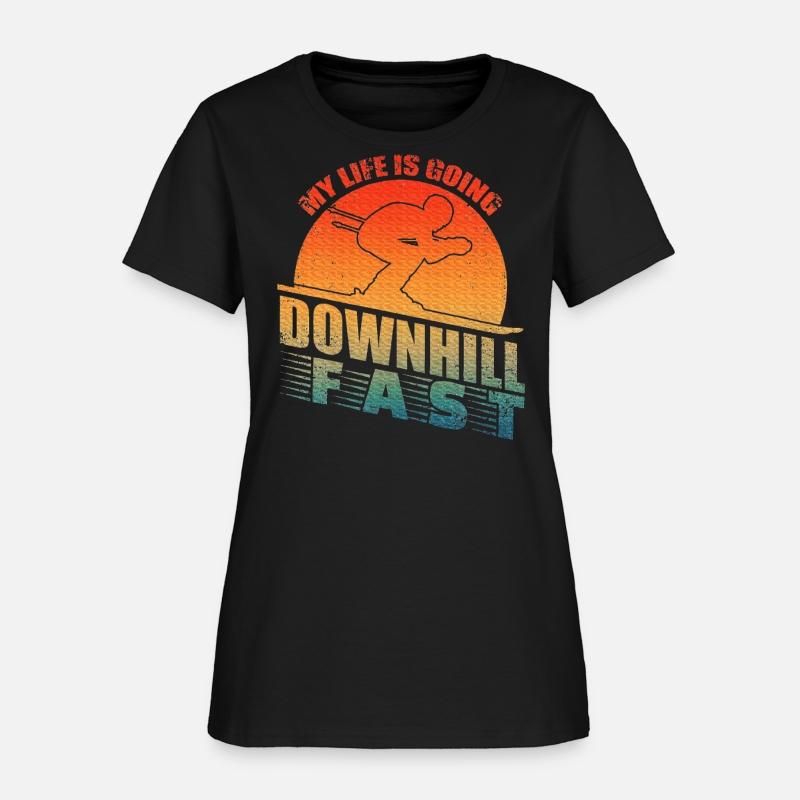 Downhill Ski Art Winter Sport