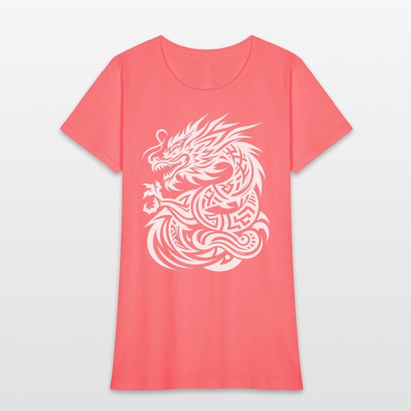 Dragon Tribal Tattoo Elegant Artistic Design