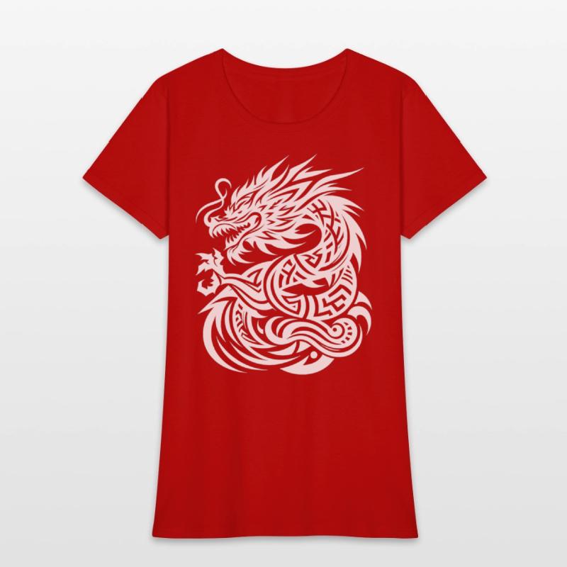 Dragon Tribal Tattoo Elegant Artistic Design