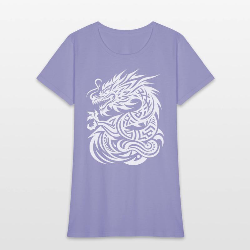 Dragon Tribal Tattoo Elegant Artistic Design