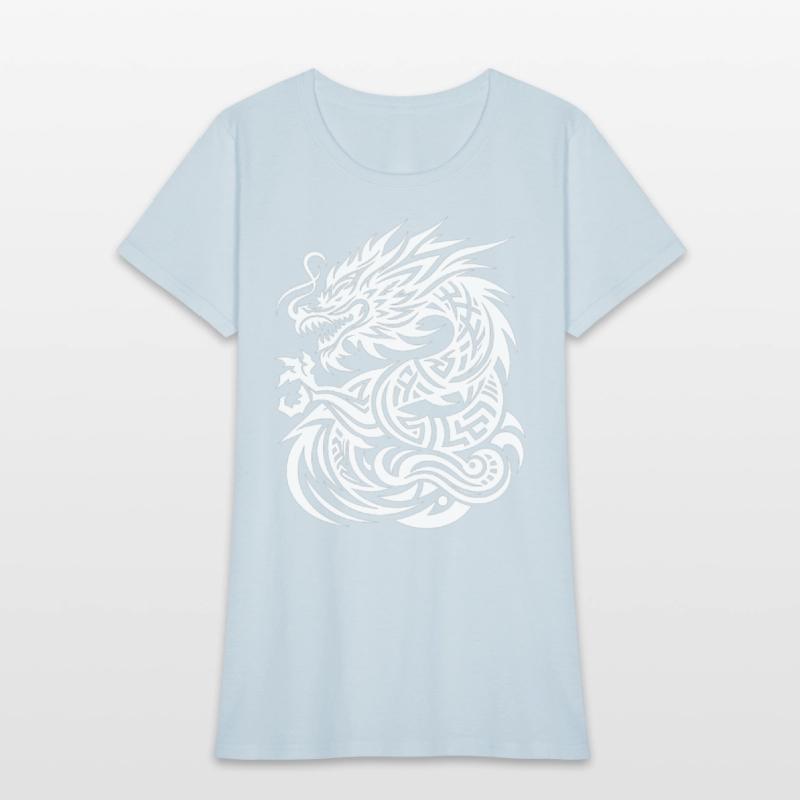 Dragon Tribal Tattoo Elegant Artistic Design