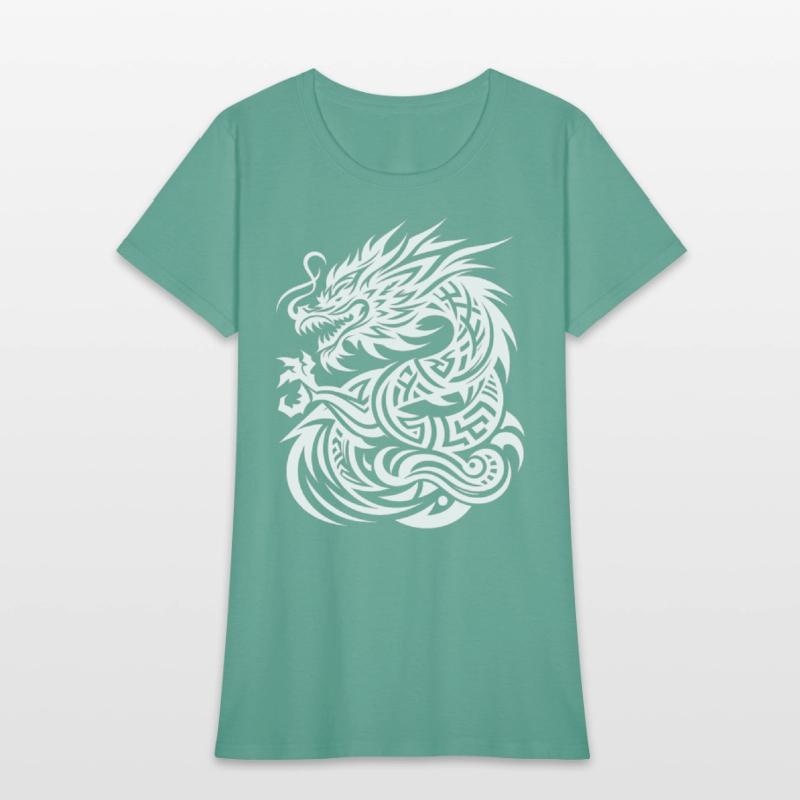 Dragon Tribal Tattoo Elegant Artistic Design