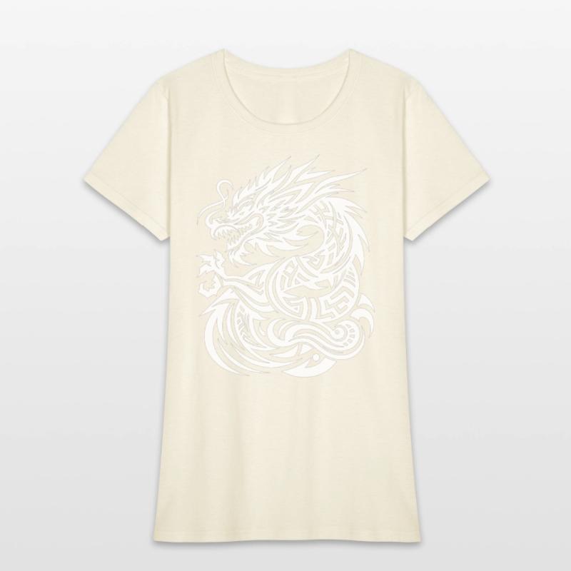 Dragon Tribal Tattoo Elegant Artistic Design