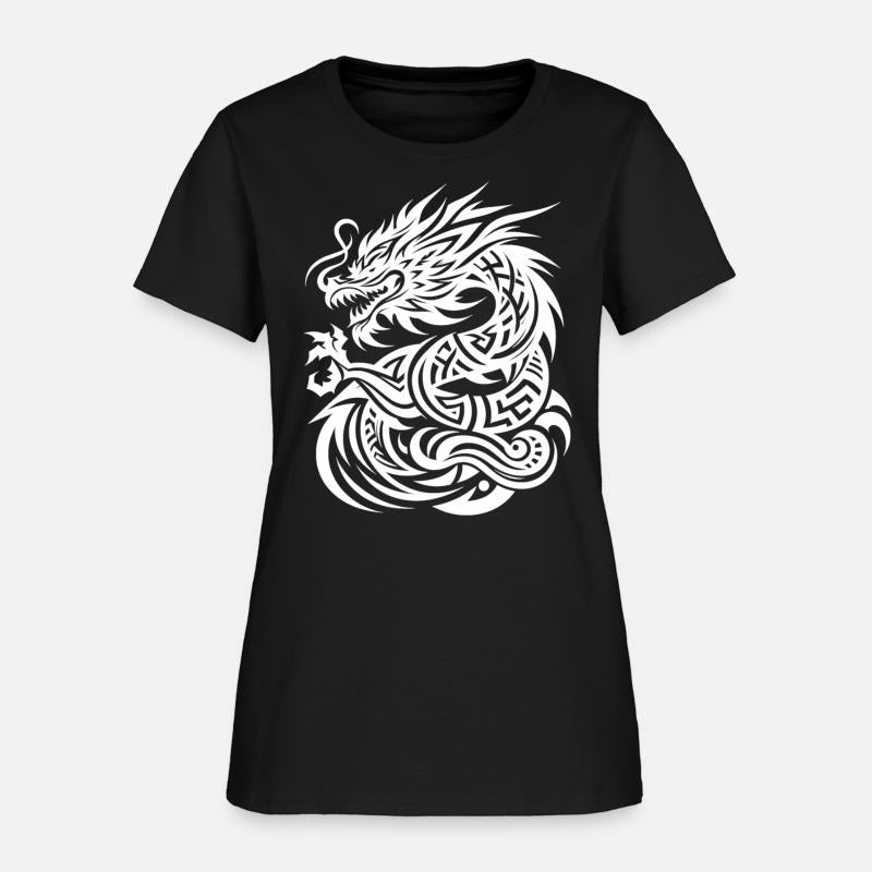 Dragon Tribal Tattoo Elegant Artistic Design