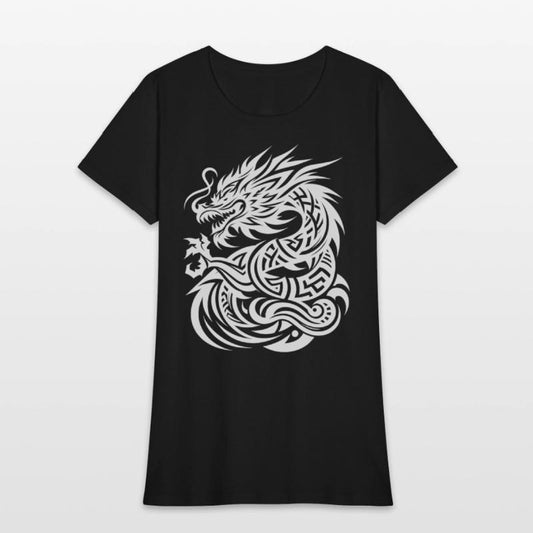 Dragon Tribal Tattoo Elegant Artistic Design