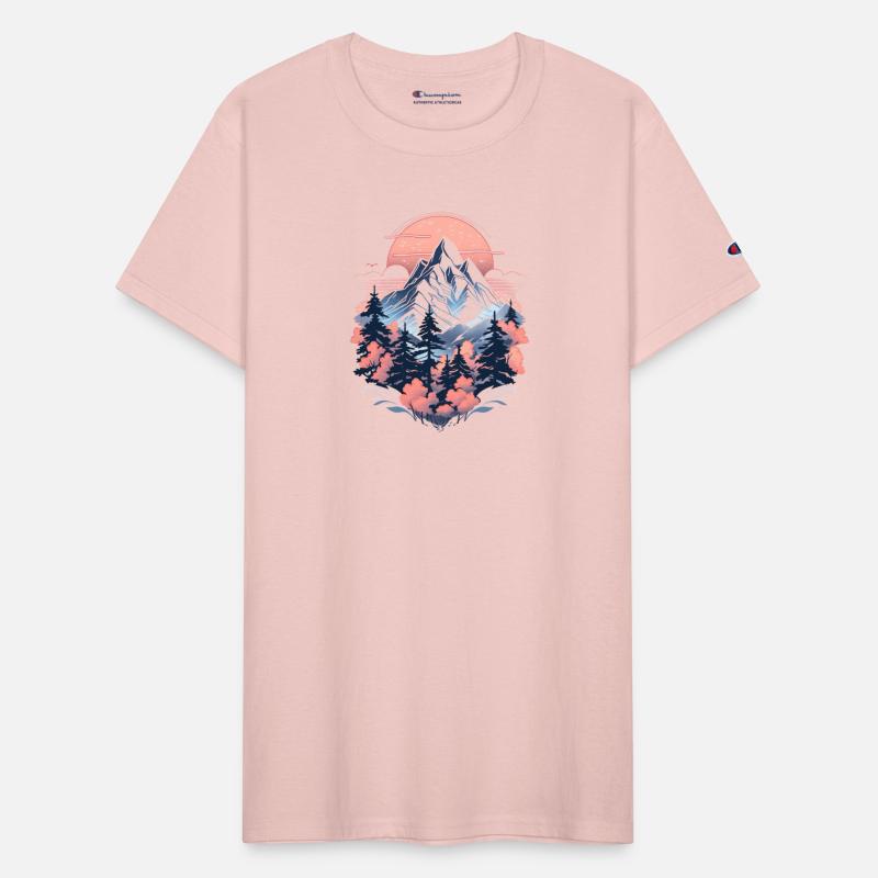 Dreamy Sunset Over the Peaks