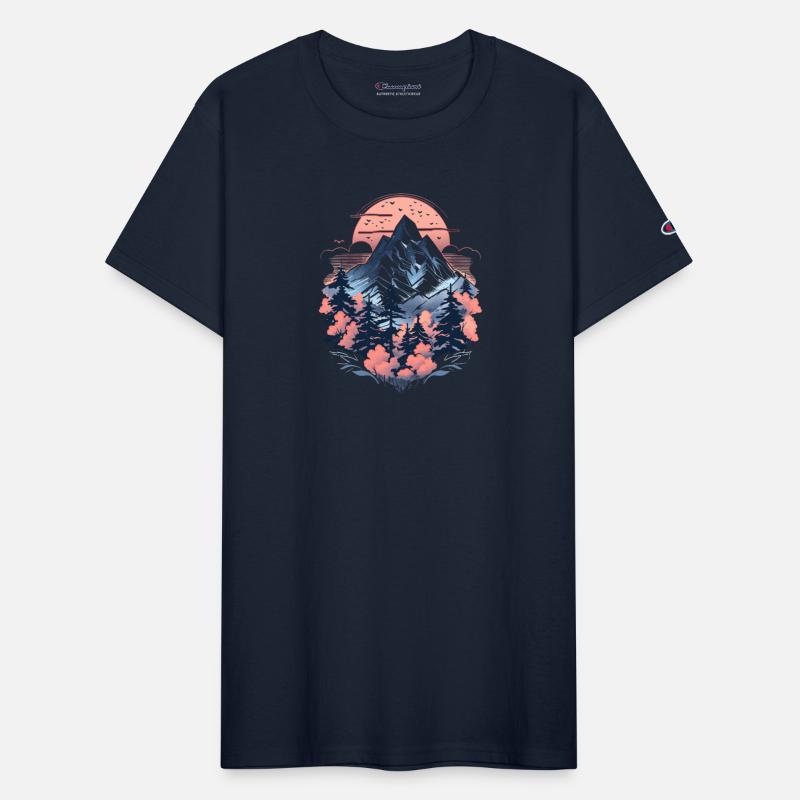 Dreamy Sunset Over the Peaks