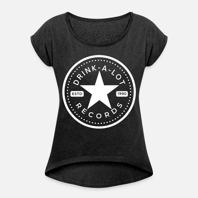 Drink-A-Lot Records All Star Logo (White)