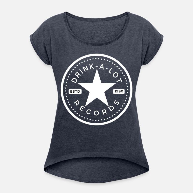 Drink-A-Lot Records All Star Logo (White)