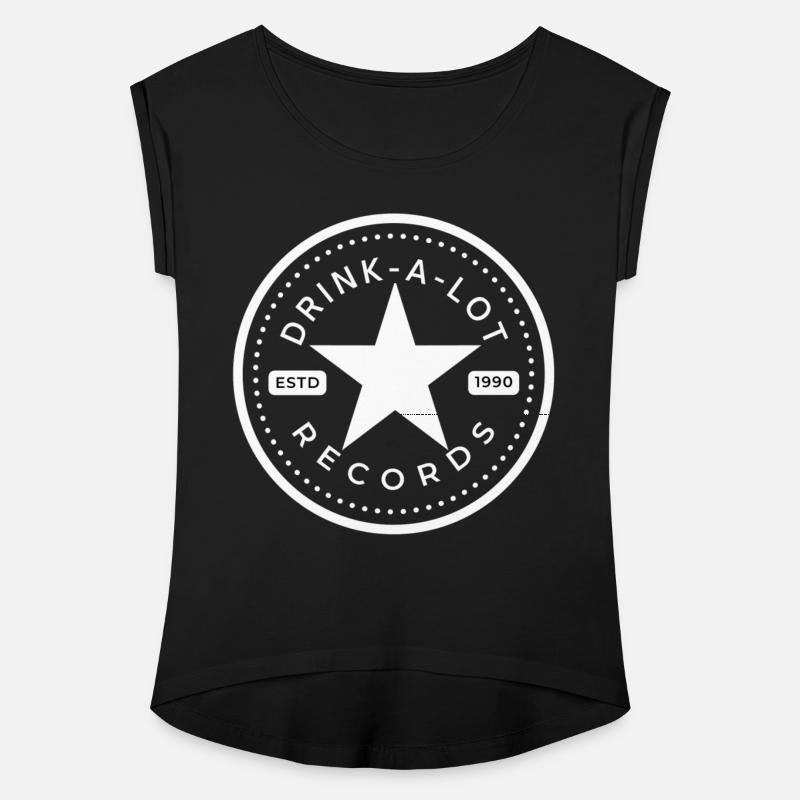 Drink-A-Lot Records All Star Logo (White)