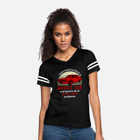 drive a muscle car graphic vintage for men women