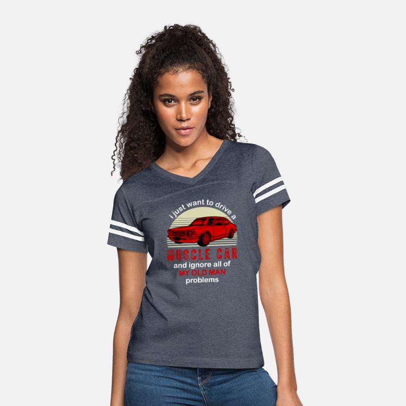 drive a muscle car graphic vintage for men women