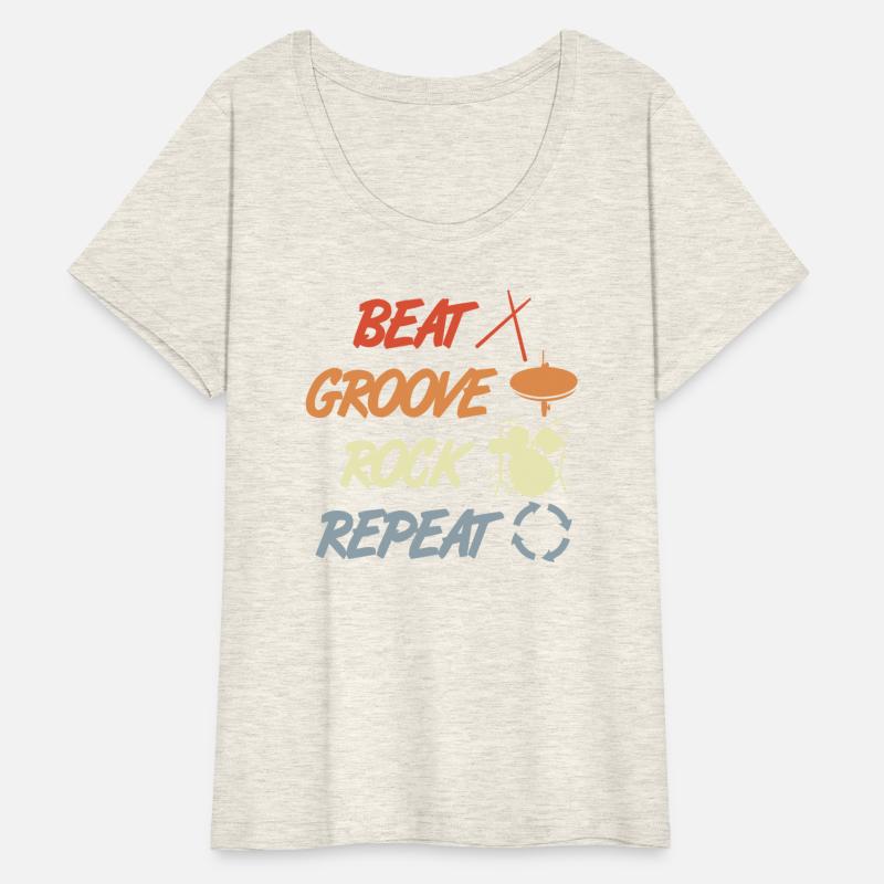 Drum Kit Vintage Look