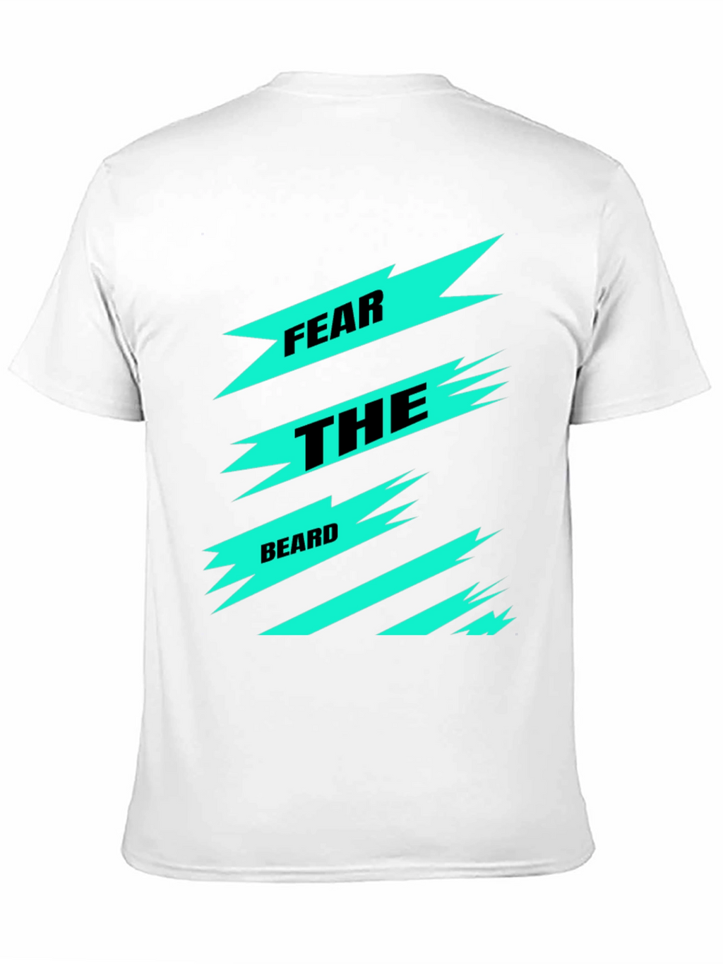 Fear the Beard Graphic Tee - Black Cotton T-Shirt