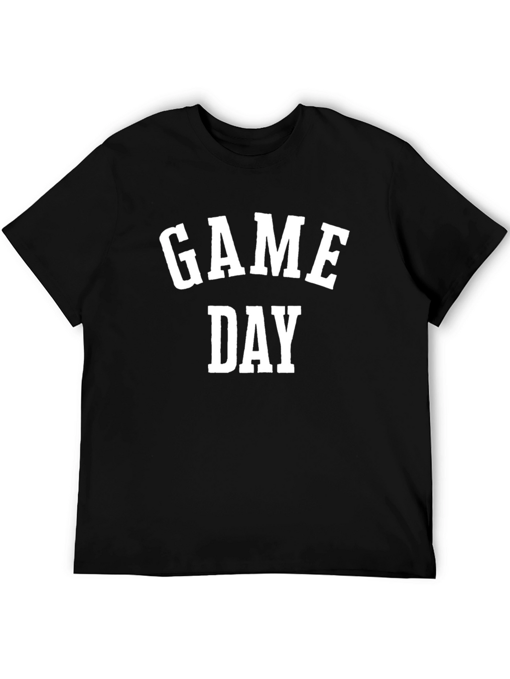 Game Day T-Shirt - Black Cotton Tee
