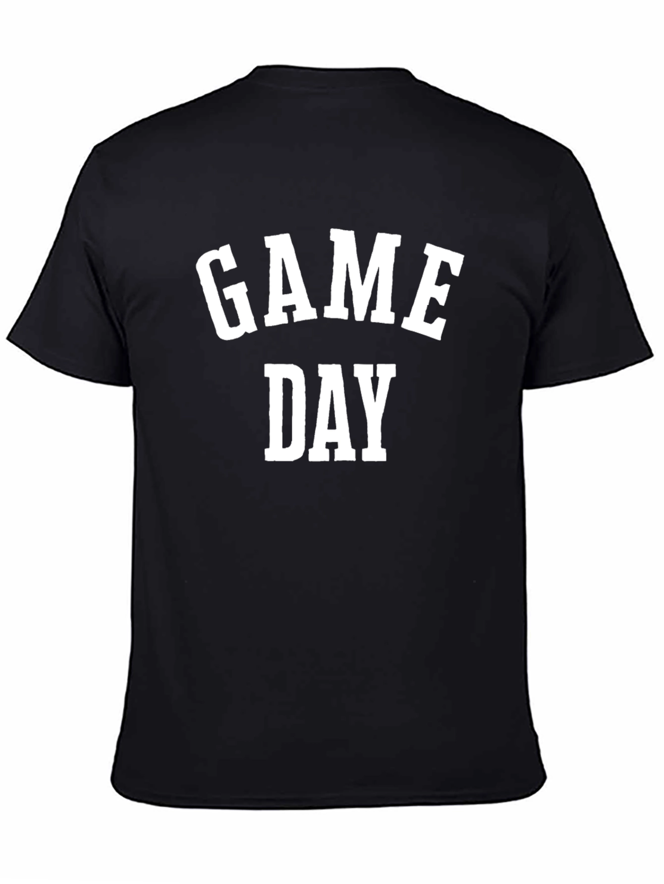 Game Day T-Shirt - Black Cotton Tee