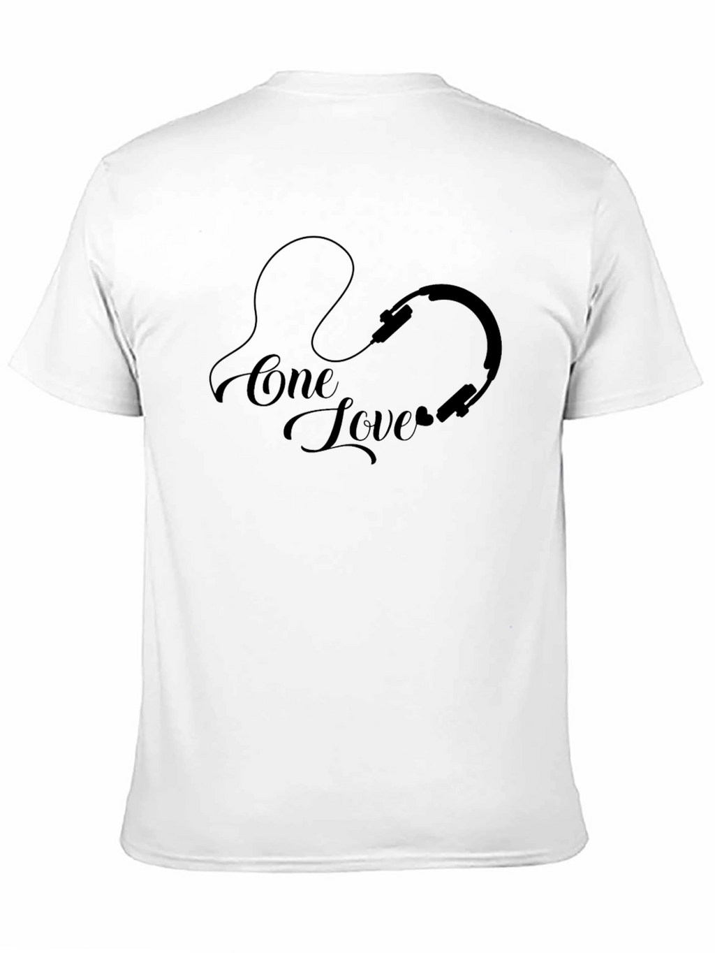 One Love Headphones Graphic T-Shirt