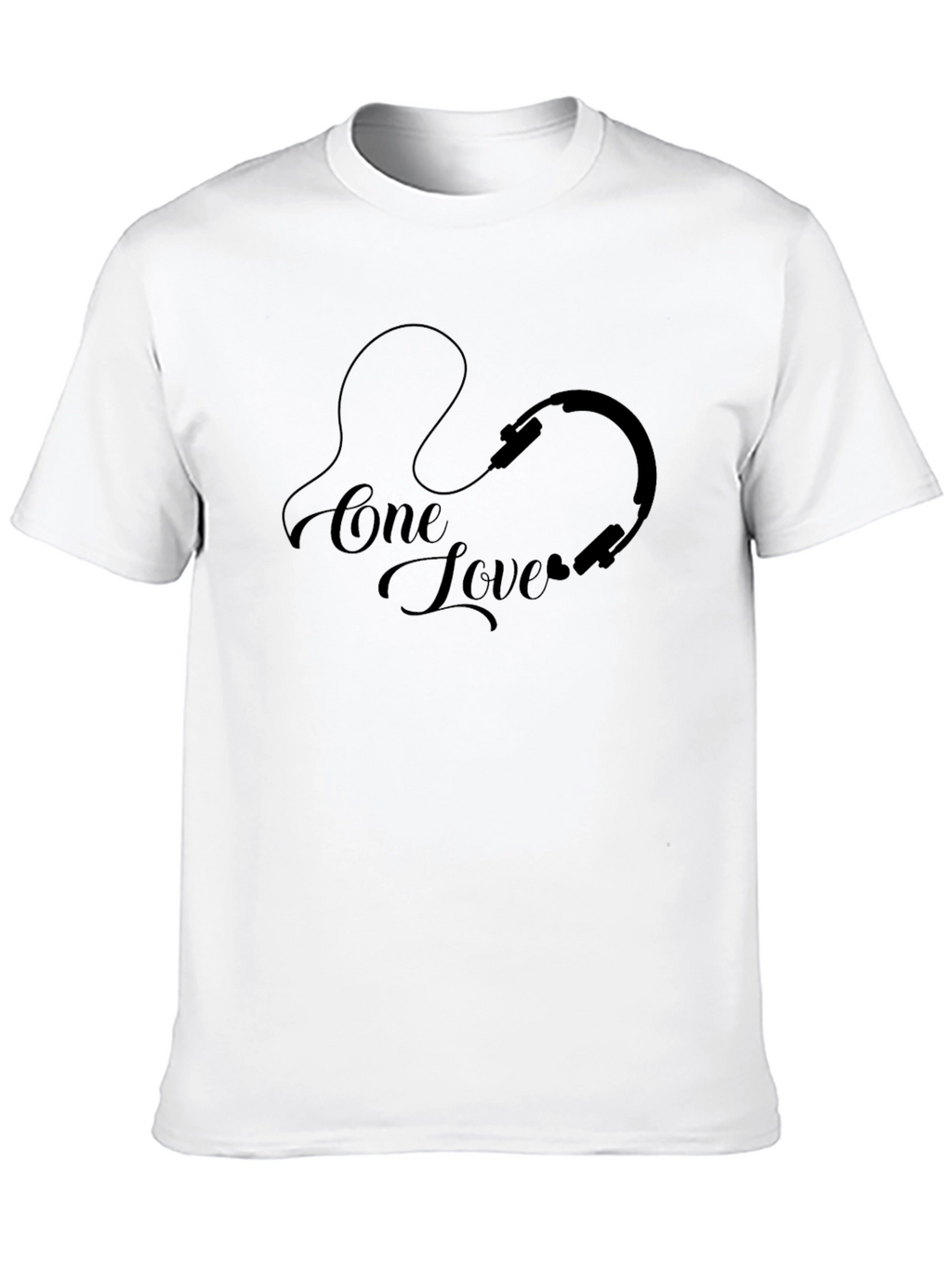 One Love Headphones Graphic T-Shirt