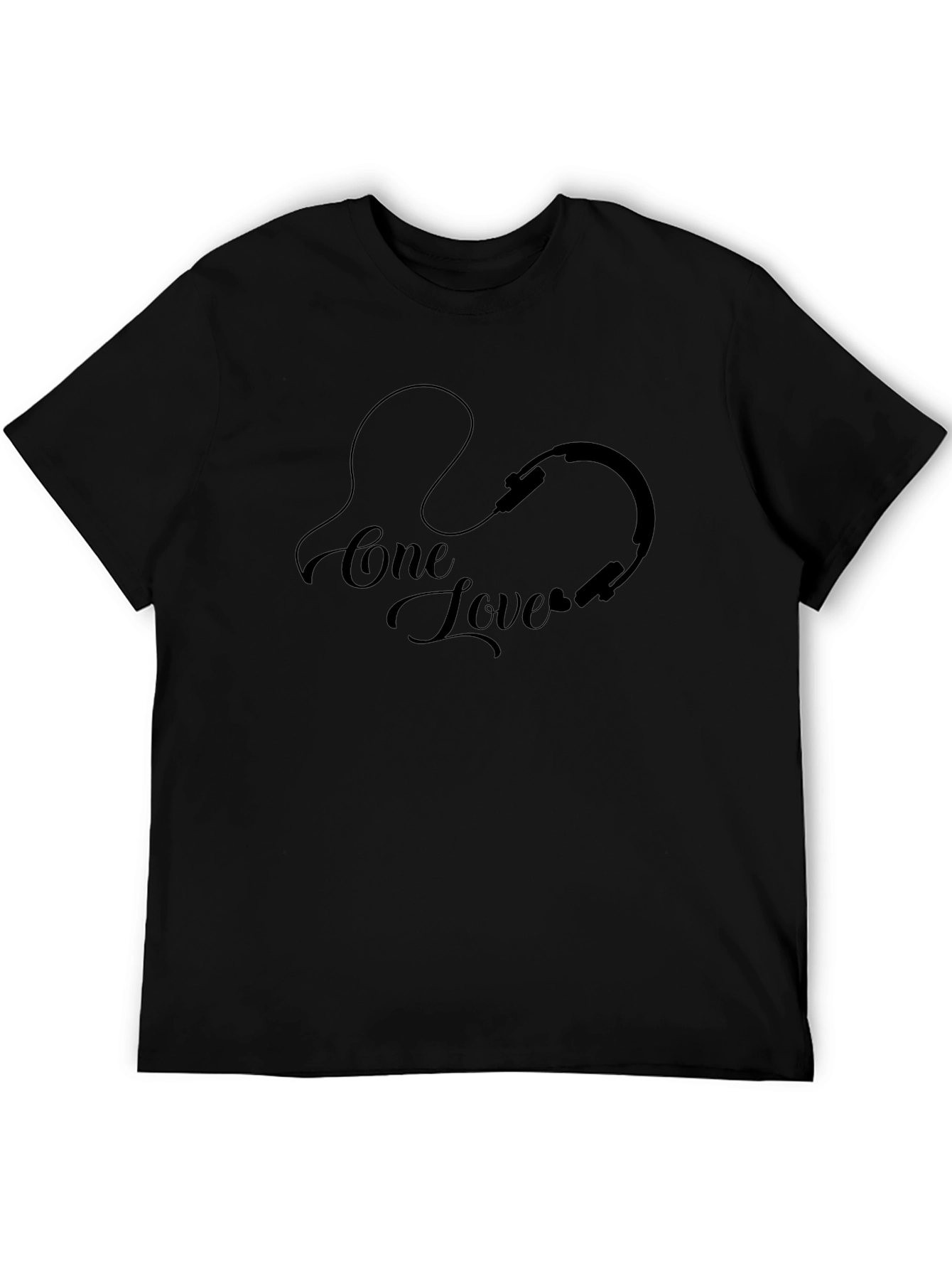 One Love Headphones Graphic T-Shirt