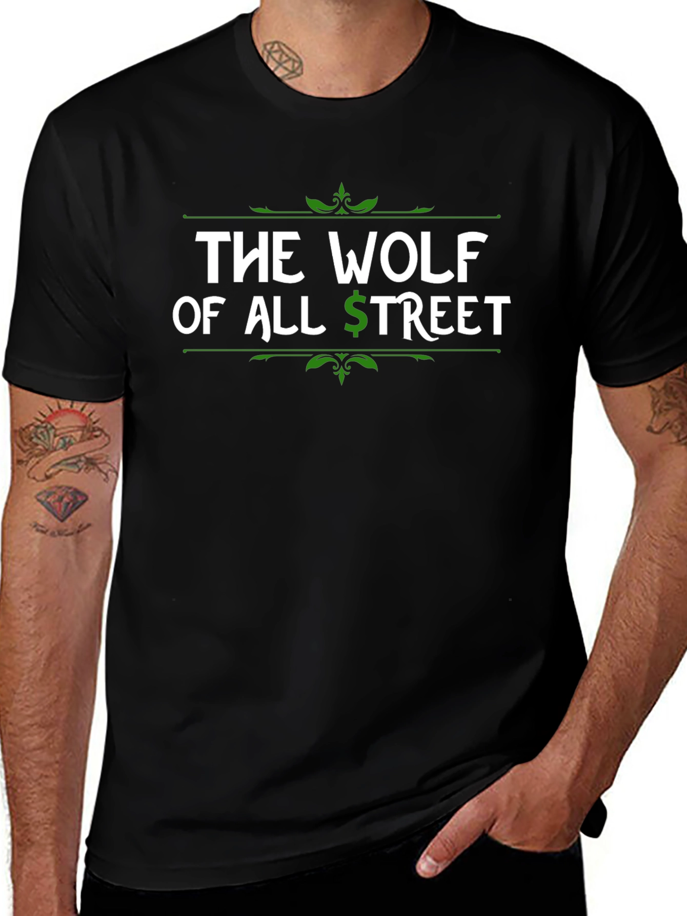 The Wolf of All Street T-Shirt - Black