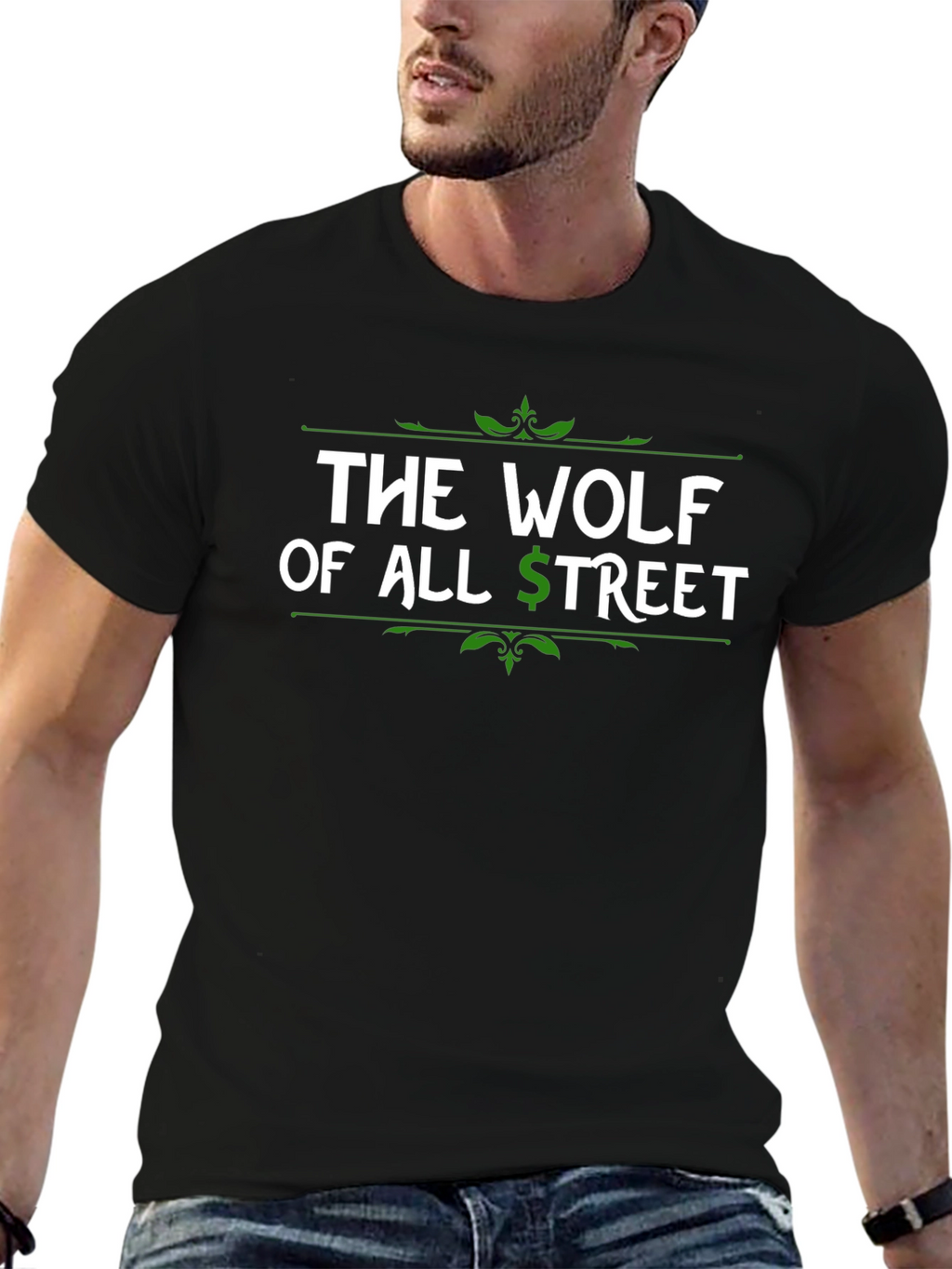 The Wolf of All Street T-Shirt - Black