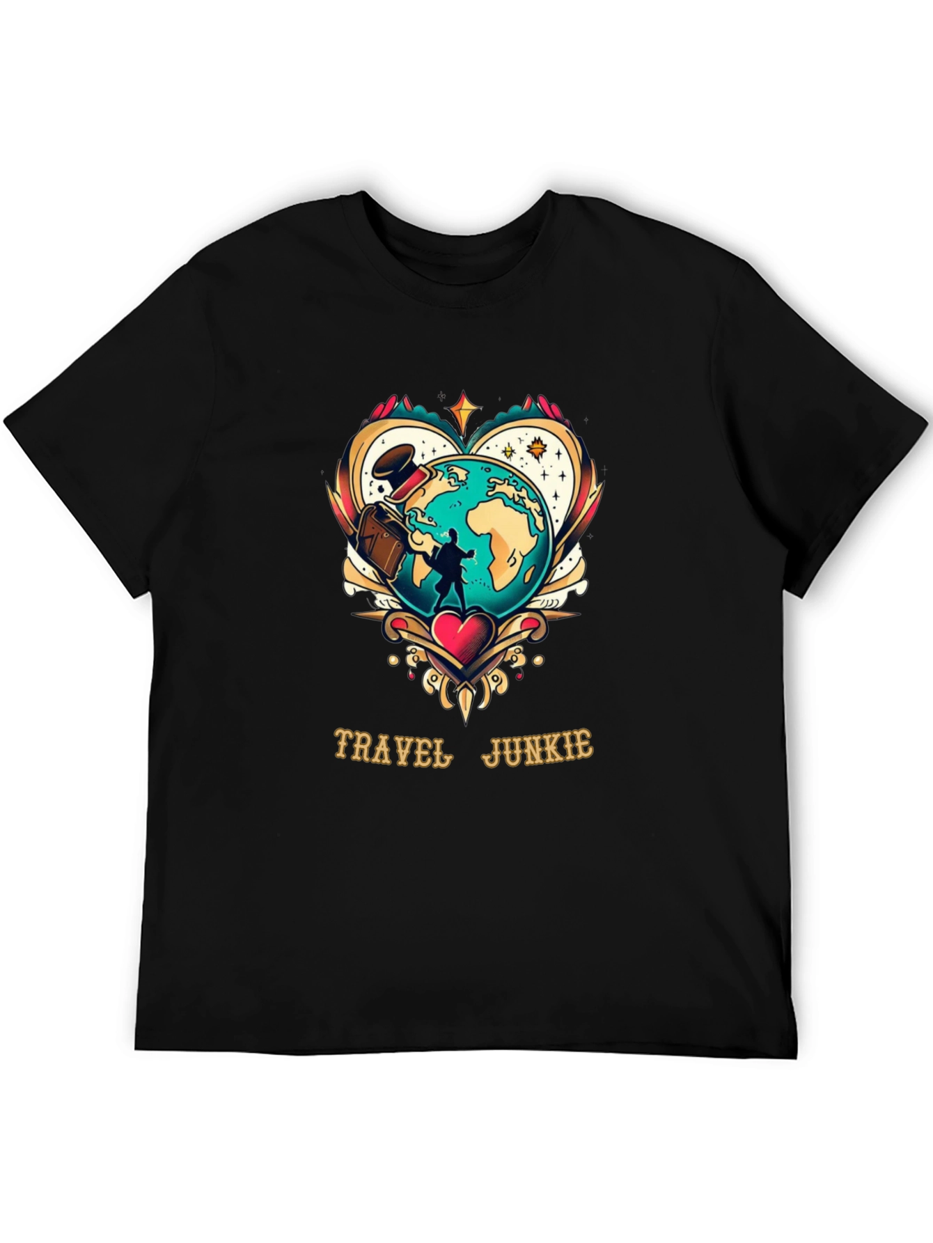 Travel Junkie Graphic T-Shirt