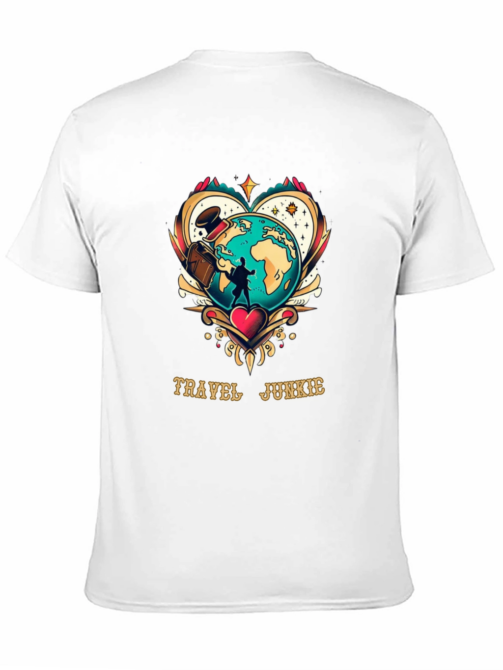 Travel Junkie Graphic T-Shirt